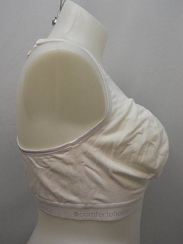 Women BRA 54B Seamless Leisure Bra Solid White Wire Free Front Closure Adjustabl