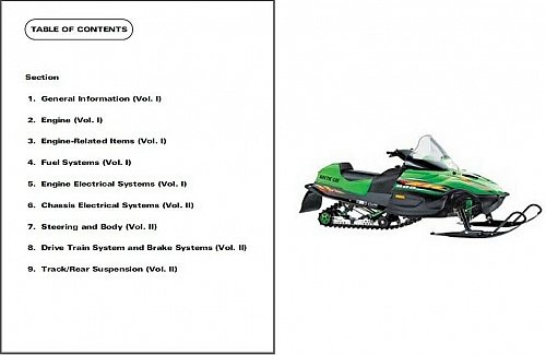 2000 Arctic Cat Snowmobiles Service Repair Manual CD Z ZL ZR ZRT Panther Powder