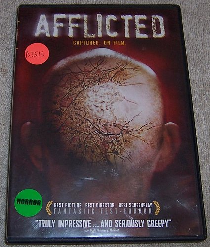 AFFLICTED DVD Derek Jeans,Clif Prowse,Baya Rehaz,Benjamin Zeitoun,Zach Gray