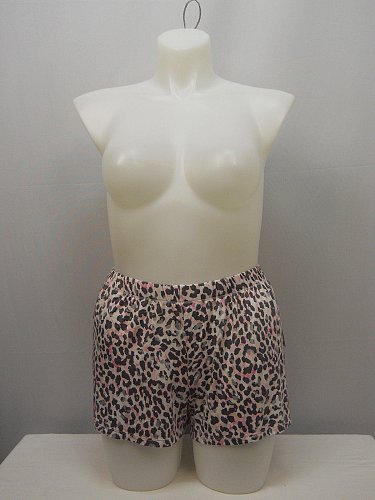 Women Sleep Shorts Boxers SIZE 2XL JENNI INTIMATES Animal Print Elastic Waist