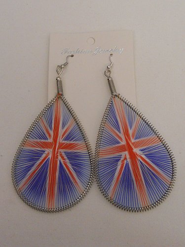 Unisex Earrings Dream Catchers British Flag Fashion Drop Dangle FASHION JEWELRY