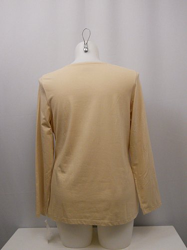 PLUS SIZE 1X Womens Knit Top CHARTER CLUB Long Sleeve Embroidery Scoop Neck