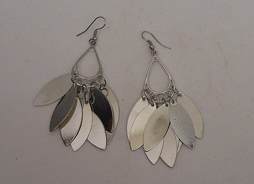 Womens Earrings Silver Tone Fashion Drop Dangle YOUTH ACCESSORY French Hooks