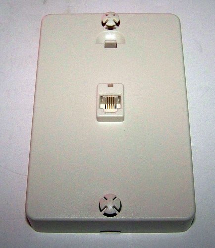 new - 4000038 wall mount DSL UVerse adapter noise Filter Phone Line cord plug