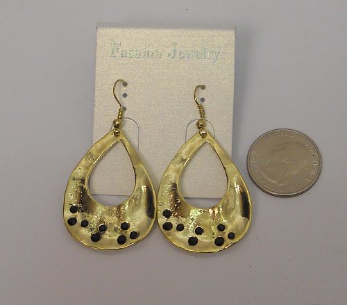 Women Earrings Fashion Drop Dangle Gold Teardrops Hook Fasteners FASHION JEWELRY