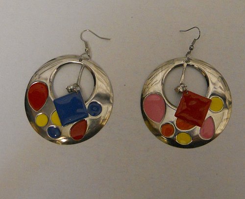 Women Fashion Drop Dangle Earrings Multi Color Rhinestones FASHION JEWELRY Hook