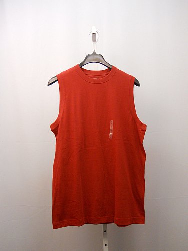 Mens Muscle Tee Shirt SIZE L ROUNDTREE & YORKE SPORT 100% Cotton Solid Red