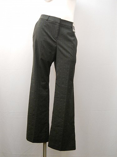 Size 10P Beekman Street Dress Pants NEW YORK CO Pin Striped Flare Leg 32X29.5