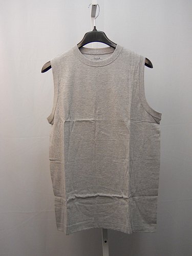 Mens Muscle T Shirt SIZE L ROUNDTREE & YORKE SPORT 90% Cotton Solid Grey