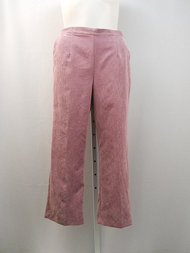 Casual Corduroy Pants Size 18W ALFRED DUNNER Medium Proportioned Elastic Back