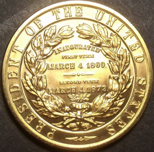 Gem Unc Ulysses S. Grant Presidential Bronze Inauguration Medallion~Free Ship