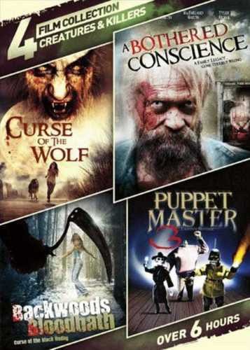 4movie color DVD Curse of the Wolf,A Bothered Conscience,Angela LOWE Jesse CYA