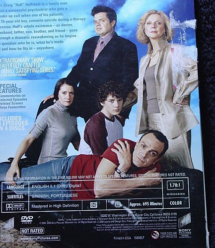 HUFF first season one series 4disc DVD Hank AZARIA Paget BREWSTER Blythe Danner