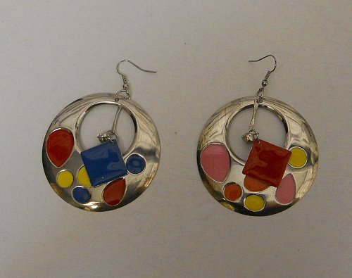 Women Fashion Drop Dangle Earrings Multi Color Rhinestones FASHION JEWELRY Hook