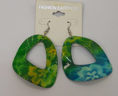 Women Earrings Multi Colored Hook Fasteners FASHION EARRINGS Drop Dangle Fashion