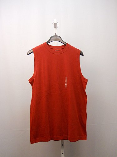 Mens Muscle Tee Shirt SIZE L ROUNDTREE & YORKE SPORT 100% Cotton Solid Red