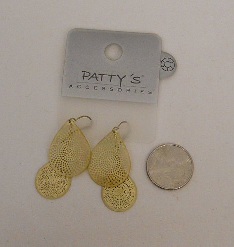 Womens Earrings Yellow Teardrops Fashion Drop Dangle PATTYS Hook