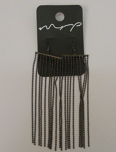 Women Earrings Fashion Drop Dangle Multi Metal Chains Hook Fasteners Unbranded