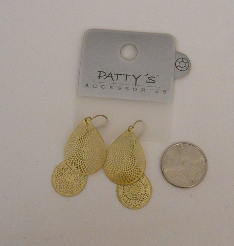 Womens Earrings Yellow Teardrops Fashion Drop Dangle PATTYS Hook