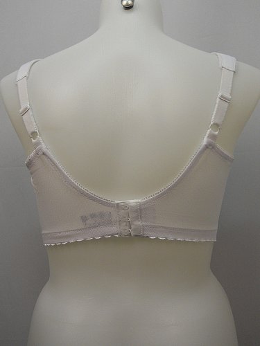 BRA 40G Women Bra Magic Lift Full Figure Support Full Coverage Solid White Wire