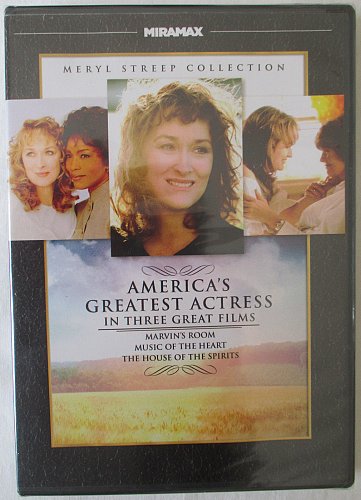 3movie DVD The House of the Spirits,MARVINS ROOM,Music of the Heart,Meryl STREEP