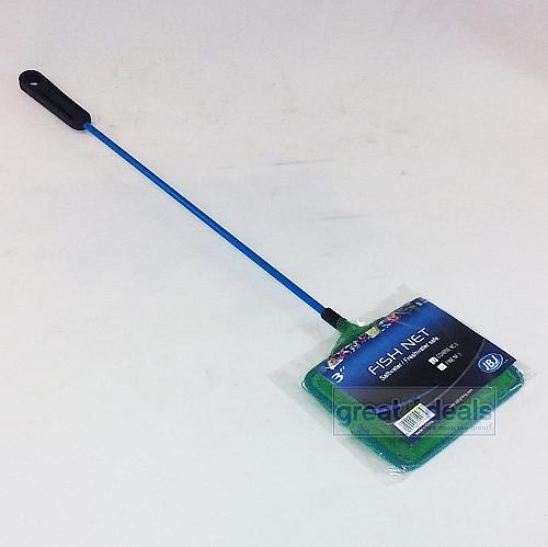 3 " Rete Pesci Acquario Gambero Piccolo Grossolana con 11.5 " Manico in Plastica