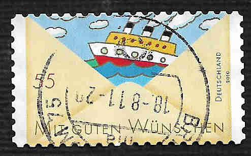 German Used Scott #2605 Catalog Value $.75