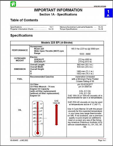 Mercury 225 EFI (4-Stroke) Outboard Motor Service Manual on a CD