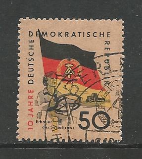 German DDR Hinged Scott #462 Catalog Value $.25