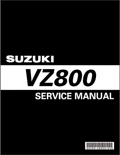 2005-2009 Suzuki VZ800 Marauder 800 Service Manual on a CD