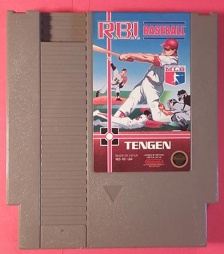 R.B.I. Baseball: Tengen (Nintendo NES, 1988) AUTHENTIC Video Game