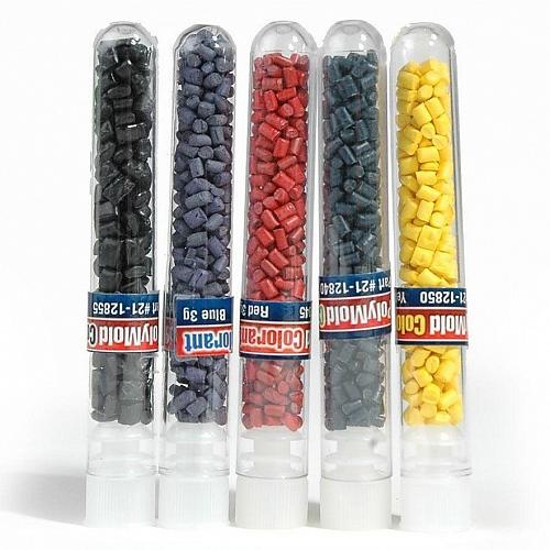 Polymold Colorante Set da 5 3g Tubetti Verde Rosso Giallo Nero Blu Pellet