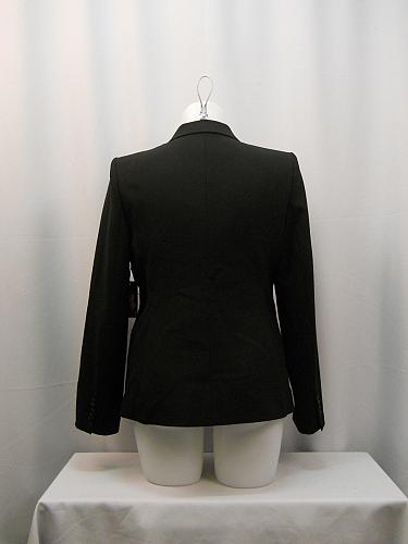 Women Blazer VINCE CAMUTO SIZE 14 Solid Rich Black Long Sleeves MSRP 150