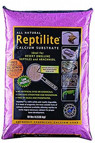 Caribsea Rettile Calcio Substrato Sabbia Cactus Blossom Rosa 4.5kg Borsa Blu
