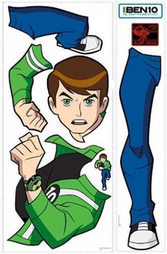 Gigante Ben 10 Alien Force da Muro, Decalcomania Gwen Kevin Peel - Roommates
