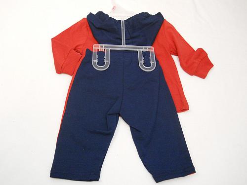 DISNEY Infant Baby Boys 2PC Pant Hoodie Set Red Mickey Size 0-3M Long Sleeves