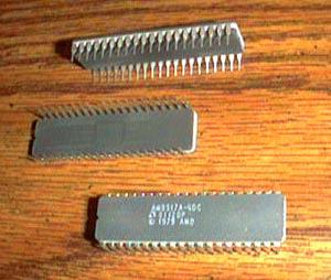 Lot of 4: AMD AM9517A-4DC