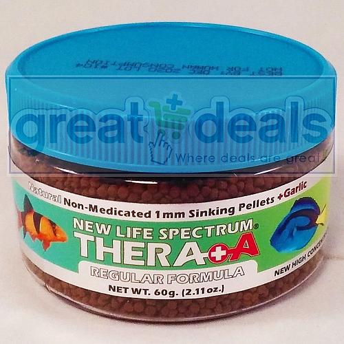 New Life Spectrum Thera + un Regolare Formula 60g Naturale Affondante 1mm Pesce