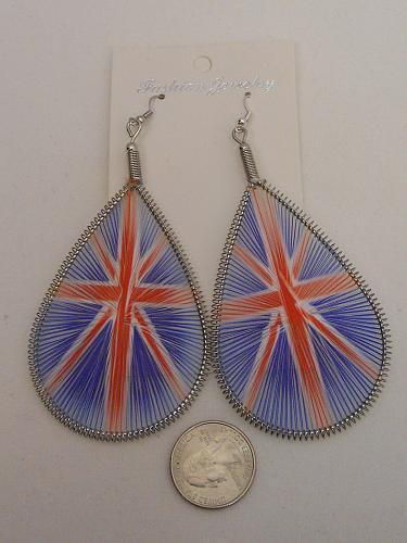 Dream Catchers British Flag Unisex Earrings Fashion Drop Dangle FASHION JEWELRY