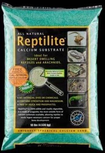 Caribsea Rettile Calcio Substrato Sabbia Rainforest Verde 4.5kg Borsa Blu Iguana