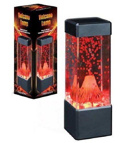 Vulcano Lamp Eruzione Lava Scrivania Accessorio Home / Dorm Luminosa D&eacute;cor