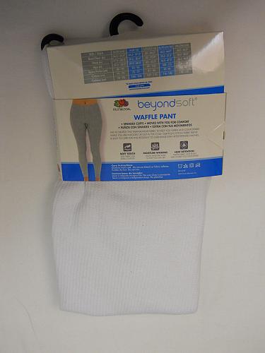 Womens Warm Underwear White Waffle Leggings Performance Baselayer Size 2XL