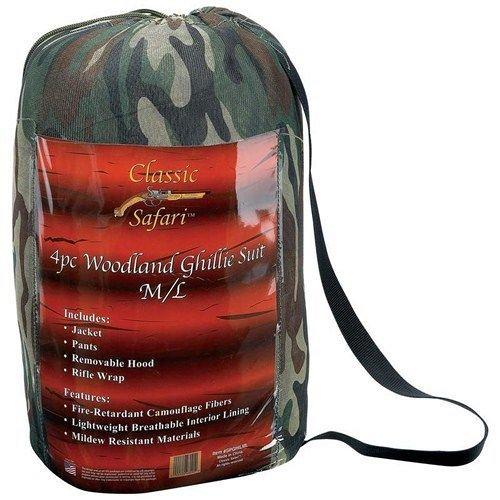 Mimetico Ideale Stile Boschivo 4 Pc Pezzo M/L Cappuccio, Fucile Scialle,