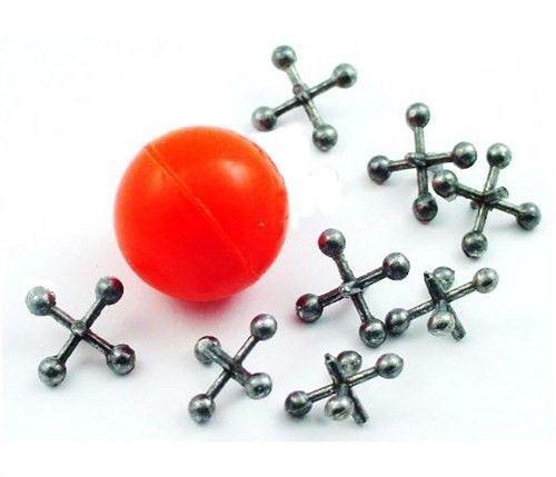 Klassisch Metall Buchsen & Rot Ballspiel ein Set Jax f&uuml;r Kinder