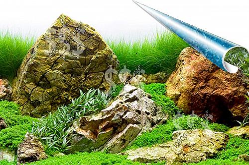 Seaview Riverrock/Mare di Verde 18in Acquario Doppio Lato Fondo BGAQ3-18