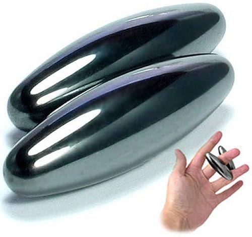 Serpente a Sonagli Coppia di Uova Ematite Zapper Canta Magnete Uber Magico