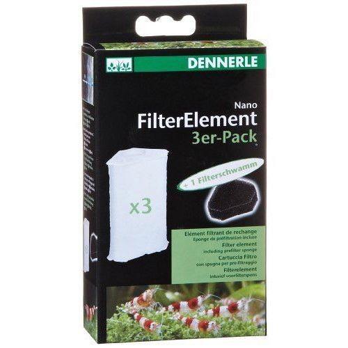 Dennerle Filtro Ricambio Elementi Conf. da 3 De-Fe Nano Angolo