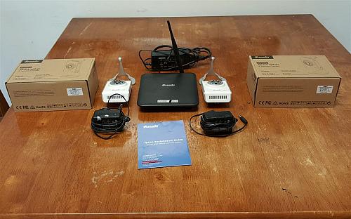 Zmodo ZH-KA0A02-W Elite Mini Nvr Sistema With 2 senza Fili Ip Fotocamere