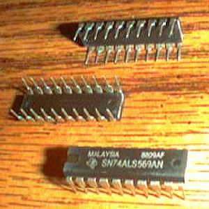 Lot of 13: Texas Instruments SN74ALS569AN