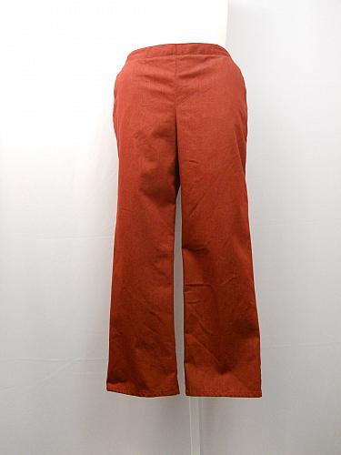 Women Pants SIZE 14 Brick Elastic Proportion Short Straight Legs ALFRED DUNNER